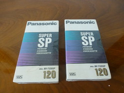 Bontatlan,retro Panasonic VHS kazetták,videokazetták