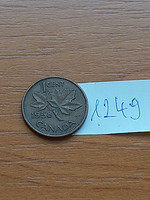 Canada 1 cent 1958 ii. Elizabeth 1249