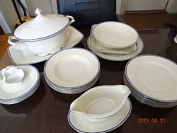 Epiag Czechoslovakian quality porcelain, antique tableware, 22 pieces. Jokai.