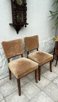 Art deco stílusú kárpitos székek párban