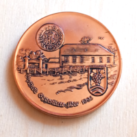 Red copper commemorative medal 1992. Annual