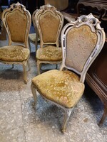 Barok antik felújitott 4 darab szék