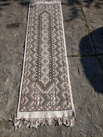 Kézicsomózású futószőnyeg, szőnyeg 256*74 cm