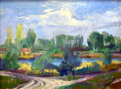 Zirkelbach László (1916 - 2014) TÓPARTI TÁJ