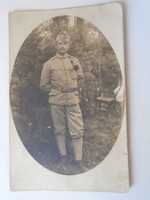 D194983  Katona fotó  1915 -Reichenberg - Liberec - Elemér - küldi az ő sűrűpuskás barátjának