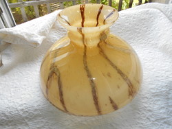Lüszter nagy méretű lámpa búra különleges márványos mintával üvegből