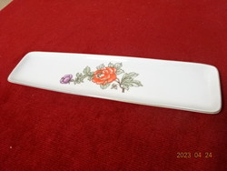 Hollóháza porcelain paper cutter holder, length 22.5 cm. Jokai.