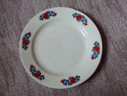 Retro old ceramic plate flower pattern GDR mark East German