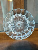 Crystal bowl, tray 28 cm