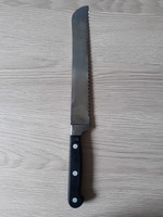 Carl Schmidt rozsamentes kovácsolt damaszkuszi acél kenyérvágó kés 32,5 cm