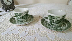 2 pcs. English faience, Grindley tea-coffee cup + saucer