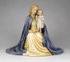 1L853 Nagyméretű Hummel porcelán Mária kis Jézussal 20 cm