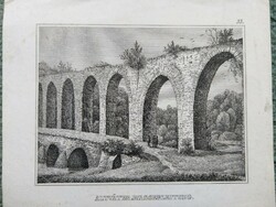 Altvaeter-Wasserleitung. Eredeti acelmetszet ca.1835
