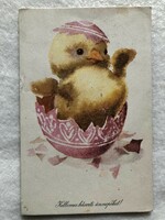 Easter postcard with old drawings - Silas winning drawing -5.