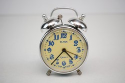Old Slavic Russian alarm clock / mid-century / wind-up table clock / retro / old