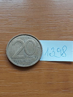 BELGIUM BELGIQUE 20 FRANK 1996 King Albert II, 1398