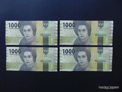 Indonézia 1000 rupia 2016 Sorszámkövető Hajtatlan bankjegyek