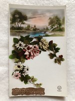 Antique colored postcard - 1928 -6/2.