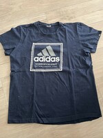 Adidas boy/men's t-shirt dark blue m