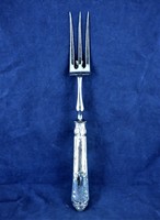 Excellent, antique silver serving fork, approx. 1870!!!