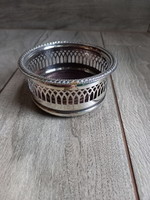 Nice old silver-plated table drink holder (5.3x10.7 cm)
