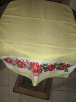 Beautiful vintage rose towel