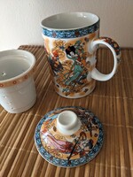 New 3-piece mug with a special painted pattern