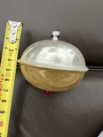 Larger Christmas tree decoration in the shape of an old glass snail