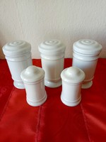 Porcelán fehér patikaedények (5)
