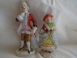 Baroque antique porcelain pair with very fine workmanship