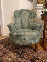“PÁVATRÓN” 150 éves, eredeti pompájában , pávás fotel