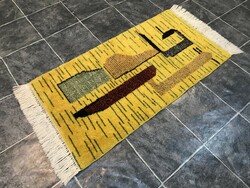 Kézi csomózású gyapjú szőnyeg, 70 x 157 cm