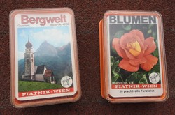 Blumen / bergwelt card - retro