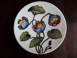Schütz cilli decorative plate, with poppy flowers