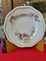 Német,Germany Selb Rosenthal 1919-1935 Virágmintás Mélytányér,Tányér.26.5 cm.