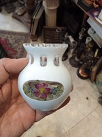 Biedermeier glass vase, in beautiful condition, height 12 cm