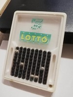 Retro Lottó reklám-zseb lottó