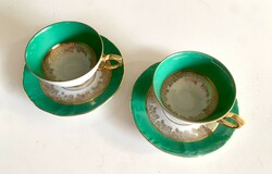 Antik német porcelán csésze + alj