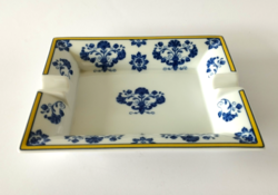 EXKUZÍV NAGY MÉRETŰ PORTUGÁL PORCELÁN SZIVAR HAMUTARTÓ