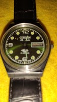 Citizen automatic watch from the 1960s, rare green dial.