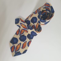 HUGO BOSS vintage kagyló mintás selyem nyakkendő