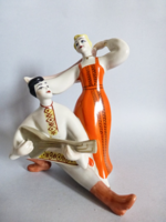 Orosz porcelán táncoló pár