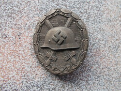 WW2,Német sebesülesi jelvény bronz fokozat,eredeti original,jelzett 65.