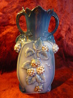 Antik osztrák porcelán ibolya váza 200612