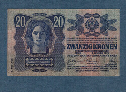 20 Korona 1913 II. Kiadás bélyegzés nélkül