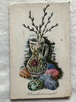 Easter postcard with old drawings - drawing by Miklós Gyóry -5.