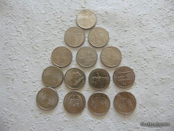 USA emlék 25 cent - 1/4 dollár 14 darab Mind más hátlap 02