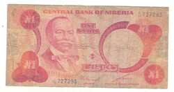 1 naira 1979-84 Nigéria 5. signo