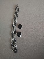 Retro bijou necklace and clip