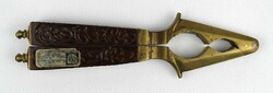 1M937 Old Indian Copper Nutcracker Nutcracker Kitchen Tool